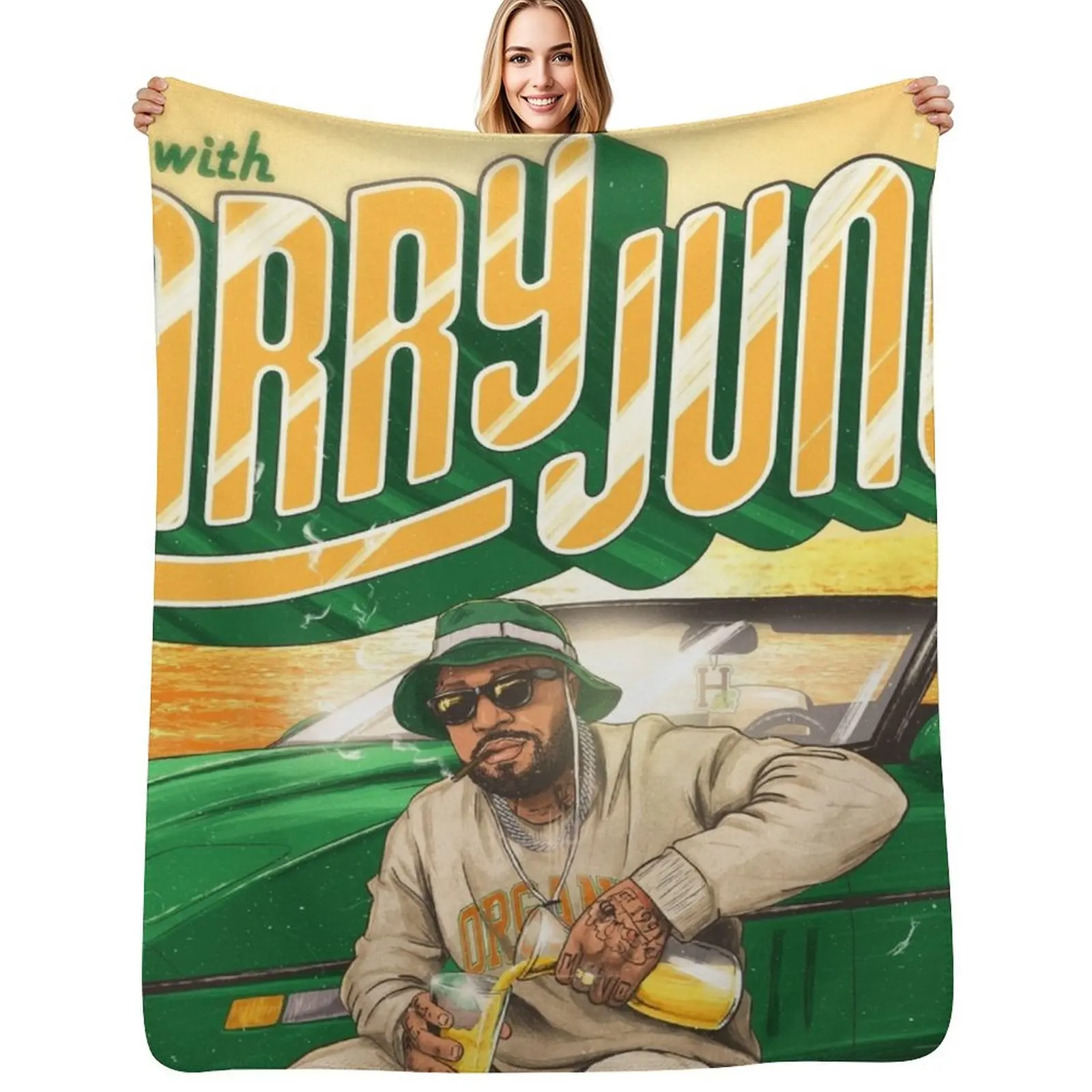 

Larry June Throw Blanket Flannel Decoratives Luxury St Sofa Throw Blankets