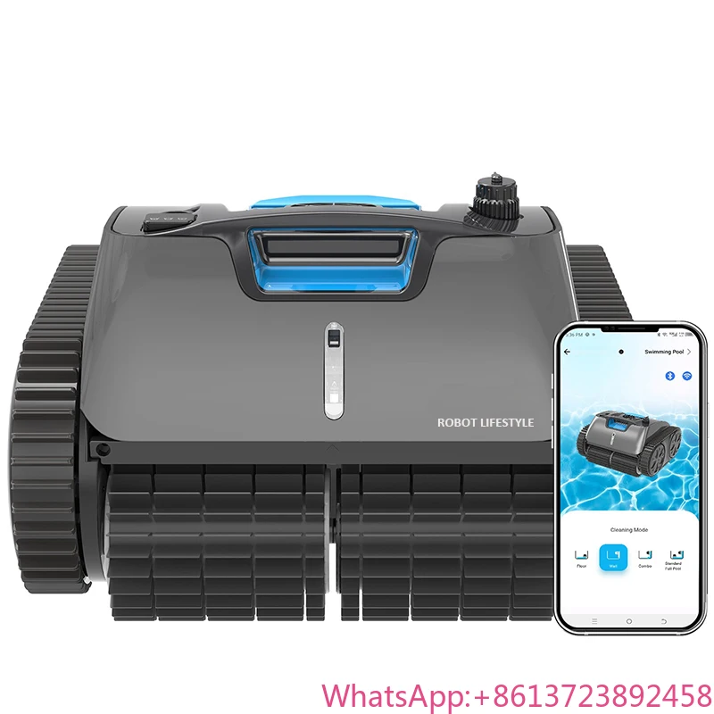 

Pool Cleaner Robotic Swimming Pools Robots C1PRO Wash Wall Waterline Floor Max. 150㎡ Cordless Robotic Pool Cleaner 65W 4600mAh