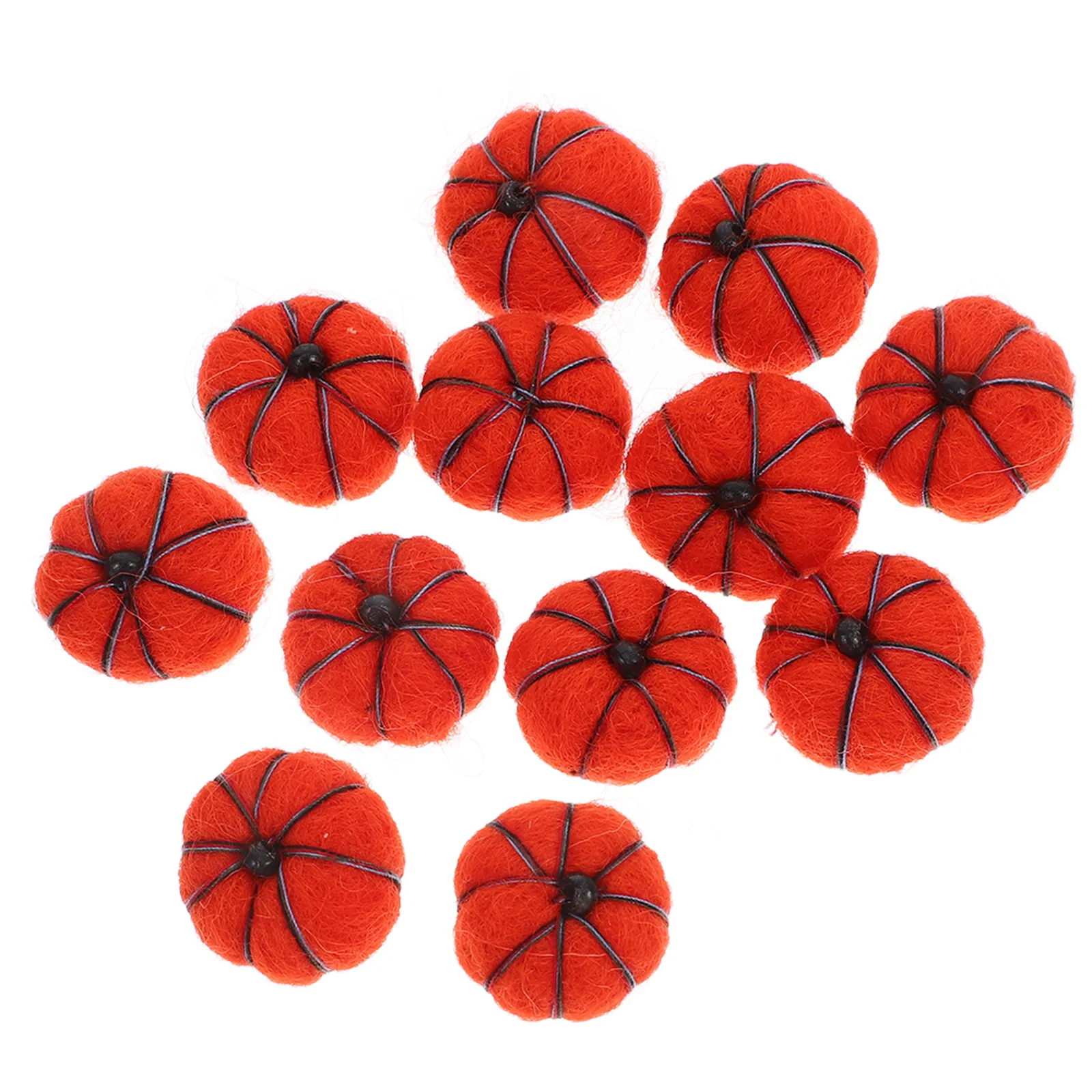 Christmas Pendants Wool Felt Pumpkin Garland Xmas Ornament Decorations Shape Hanging Halloween Party Favors Tree