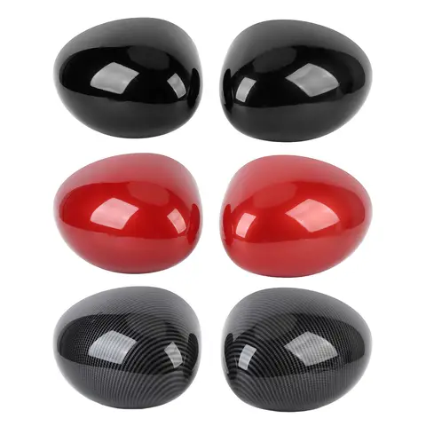 1 Pair Door Side Wing Mirror Cover 51167401229 Rear View Side Mirror Cap for Mini Cooper F54 F55 F56 F57 F60 Pre-LCI 2014 - 2019