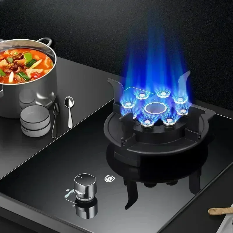 Single Stove Household Liquefied Gas Embedded  Gas Stove Natural Gas Fierce Fire Single Stove Stoves Table Kitchen Hob