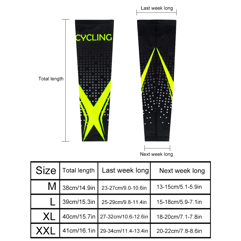 1Pair UV Sun Protection Cooling Compression Arm Sleeves Sunscreen Outdoor Sports Basketball,Cycling,Football,Driving Men Women