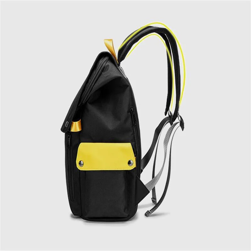 Oshi No Ko Rubii Ai Akuamarin Mochila escolar Anime para hombres y mujeres, bolsa grande para computadora portátil al aire libre, carga USB