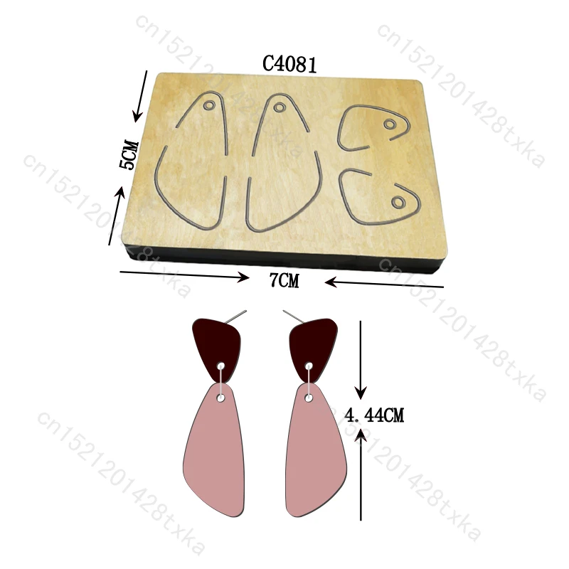 

Новые серьги Деревянные штампы Вырубные штампы Скрапбукинг C4081 Несколько стилей