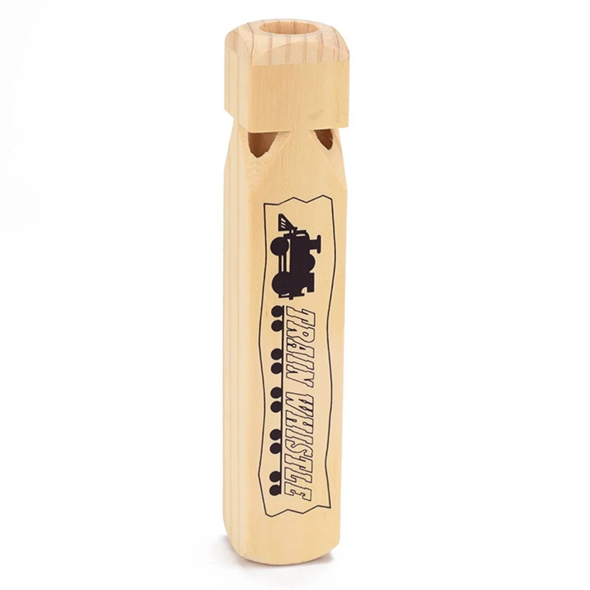 صافرة قطار من الخشب الصلب ، محب لعب الأدوار ، حفلة تعليمية ، 4 ألوان