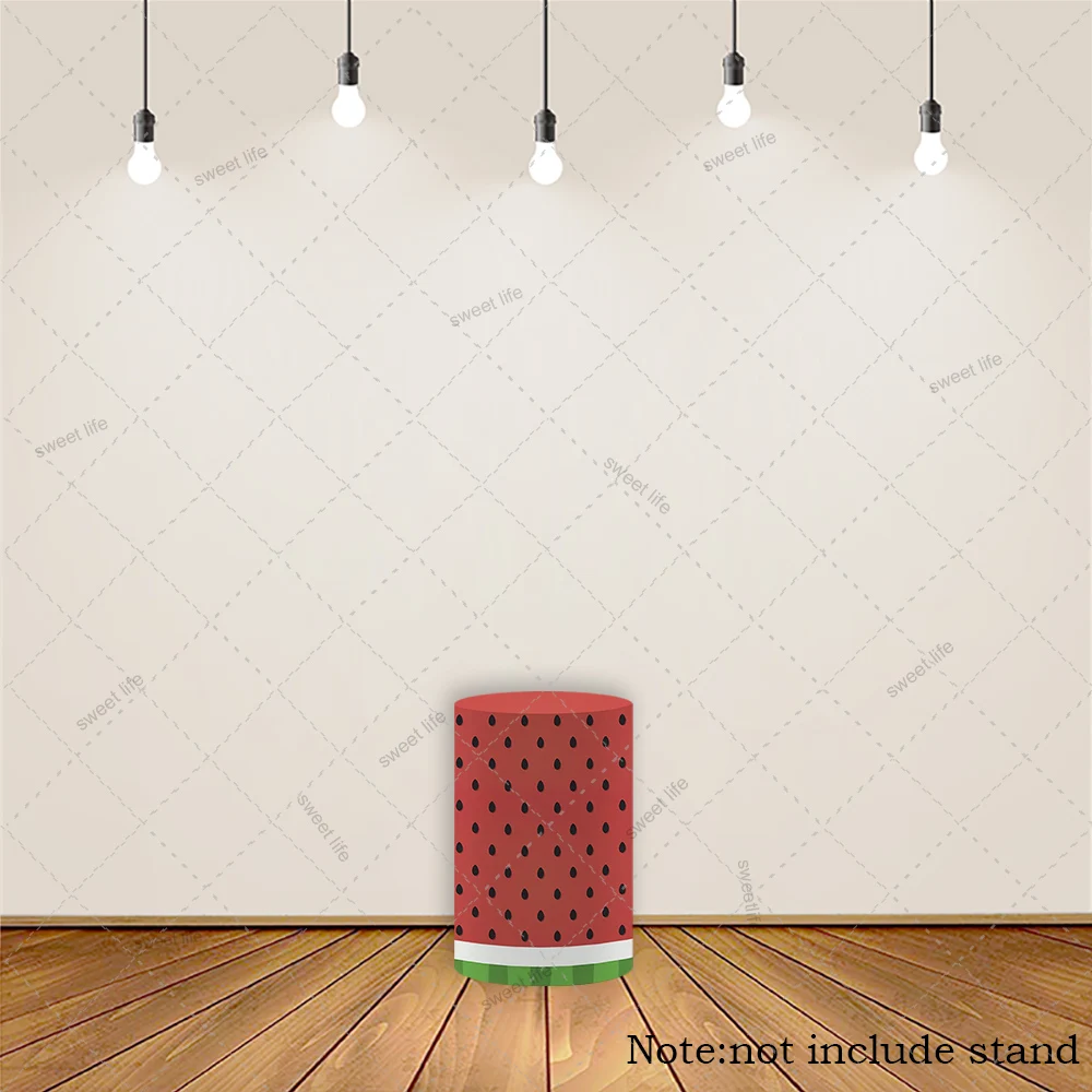 Obst Thema Geburtstag Party Sockel Abdeckung Zylinder Stoff Wassermelone Baby Dusche Geburtstag Party Tischdecke Dekor