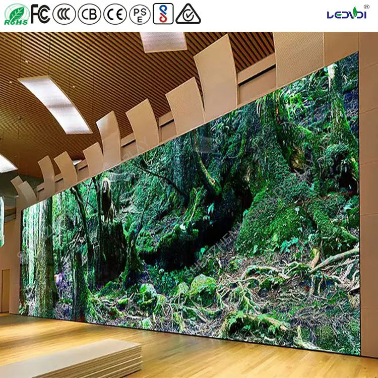 داخلي Led عرض Cob Led لوحة 4K عرض P0.9 0.9 مللي متر صغير غرامة بكسل الملعب داخلي Led فيديو جدار شاشة عرض لوحة الشاشة #2