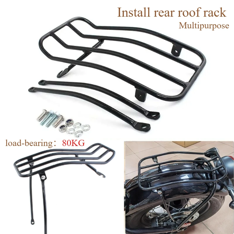 

1 Set Rear Luggage Rack Support Shelf Motorcycle Accessories，For Triumph Bonneville Bobber/ Bobber Black 2017-2020