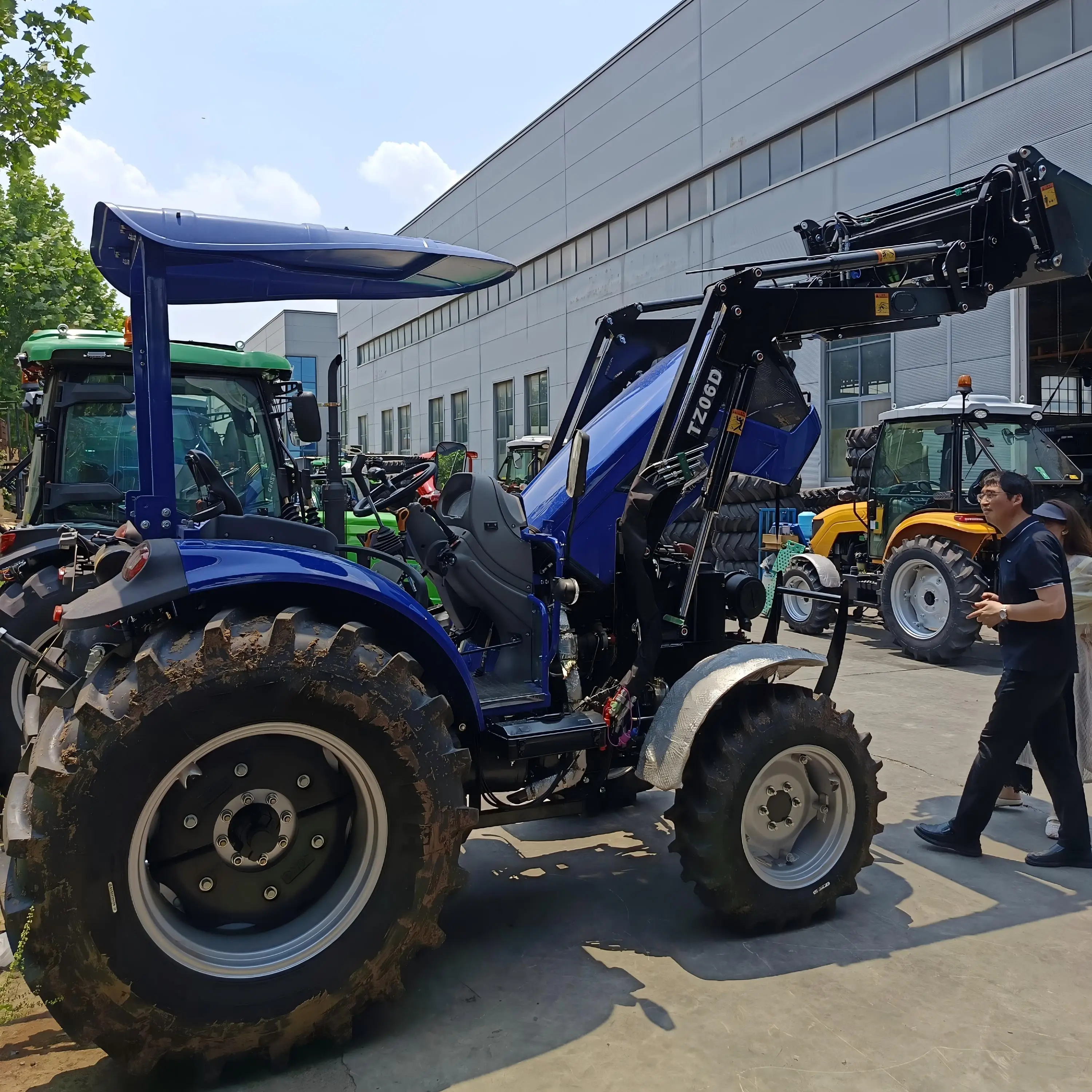 50HP 70HP 80HP Diesel engine Farm Tractor Loader Mini Tractor 4WD for Garden Greenhouse Orchard and Small Farm Use Dealer Supply