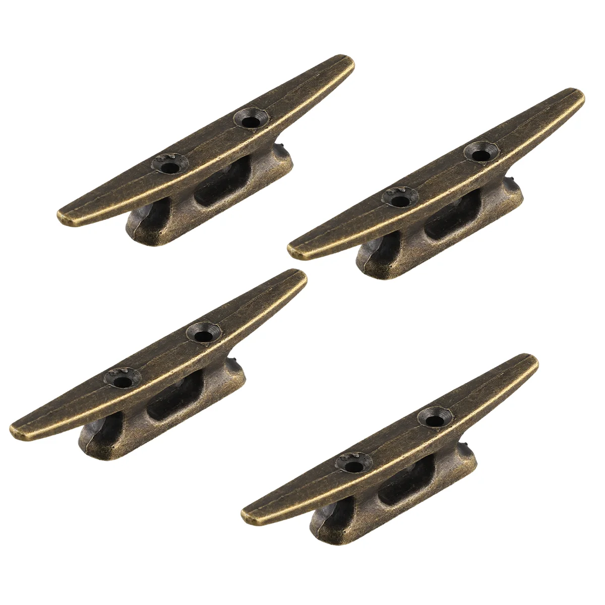 Новая планка для причала для лодки, 4 дюйма, для швартовки лодки, бронзовый хост, чугун, подходит для морского пляжа, морского декора, 4 шт.