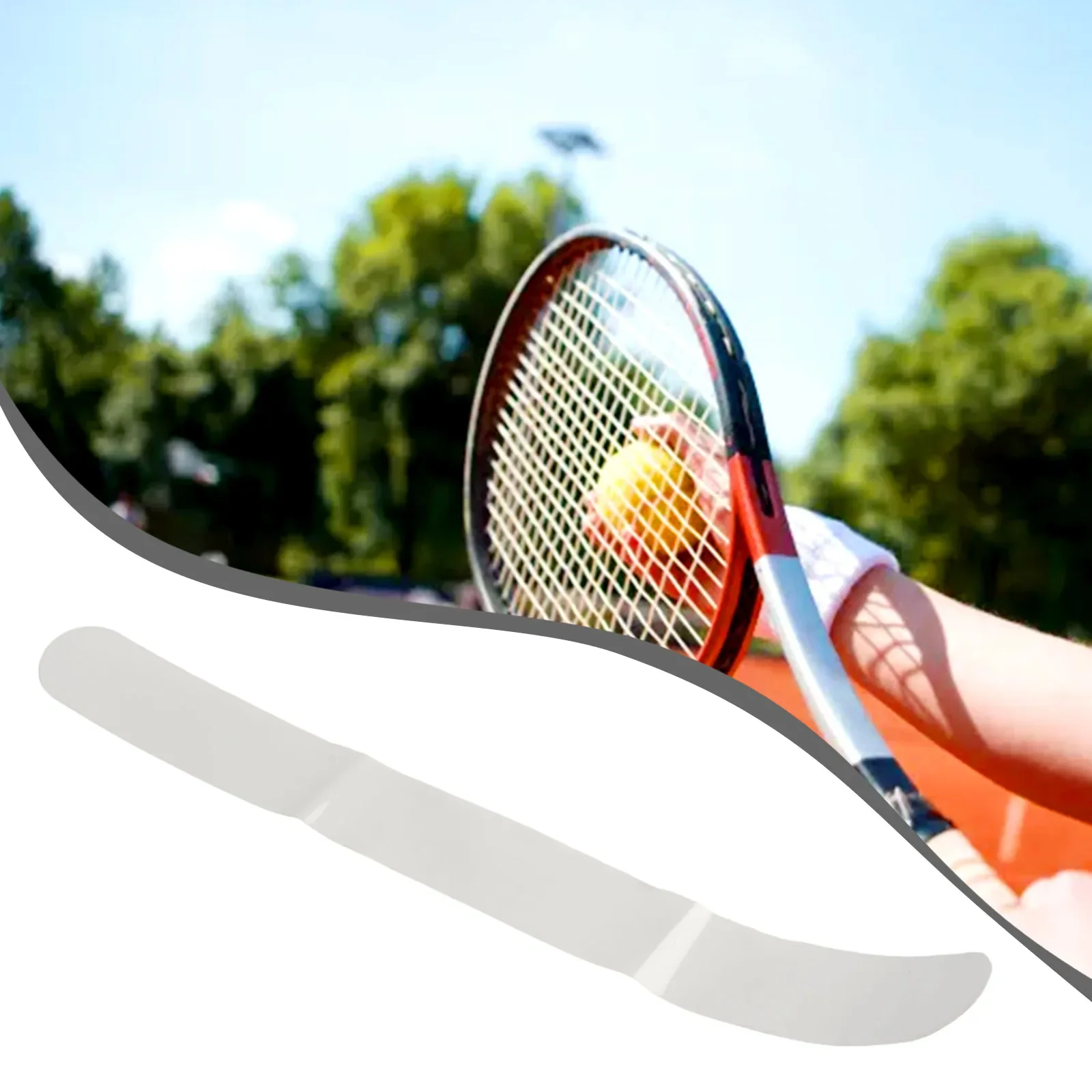 

Racket Head Sticker Racket Paddle Tape Protection Tape Transparent 37 3 5 0 66cm High Quality Lightweight Reusable