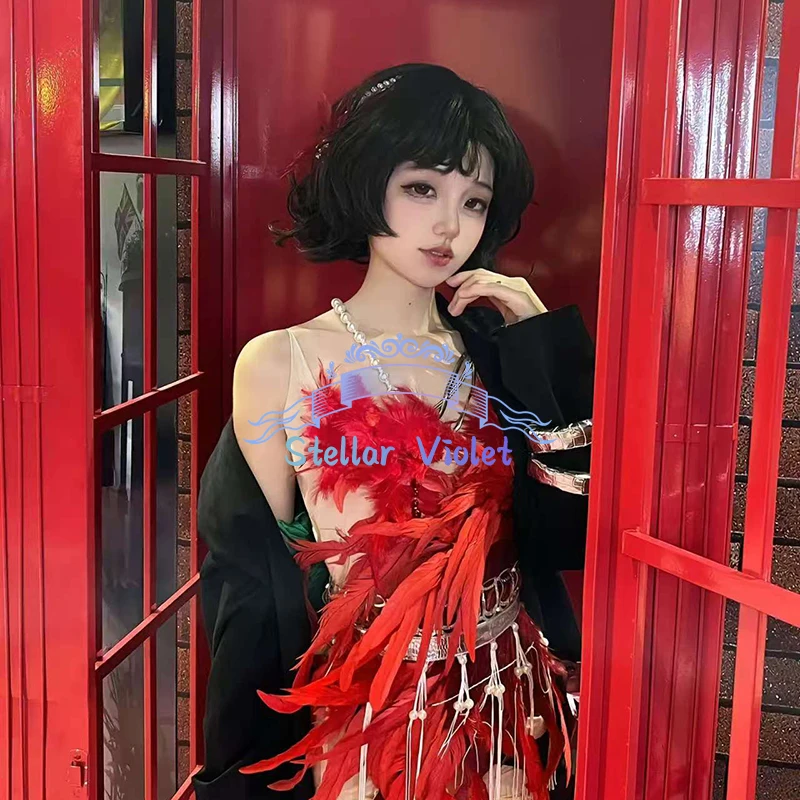 Game Time To Hunt 1999 Wig Schneider Cosplay Wigs Cosplay Costumes 35CM Brown Reverse 1999 Schneider Synthetic Wigs Halloween