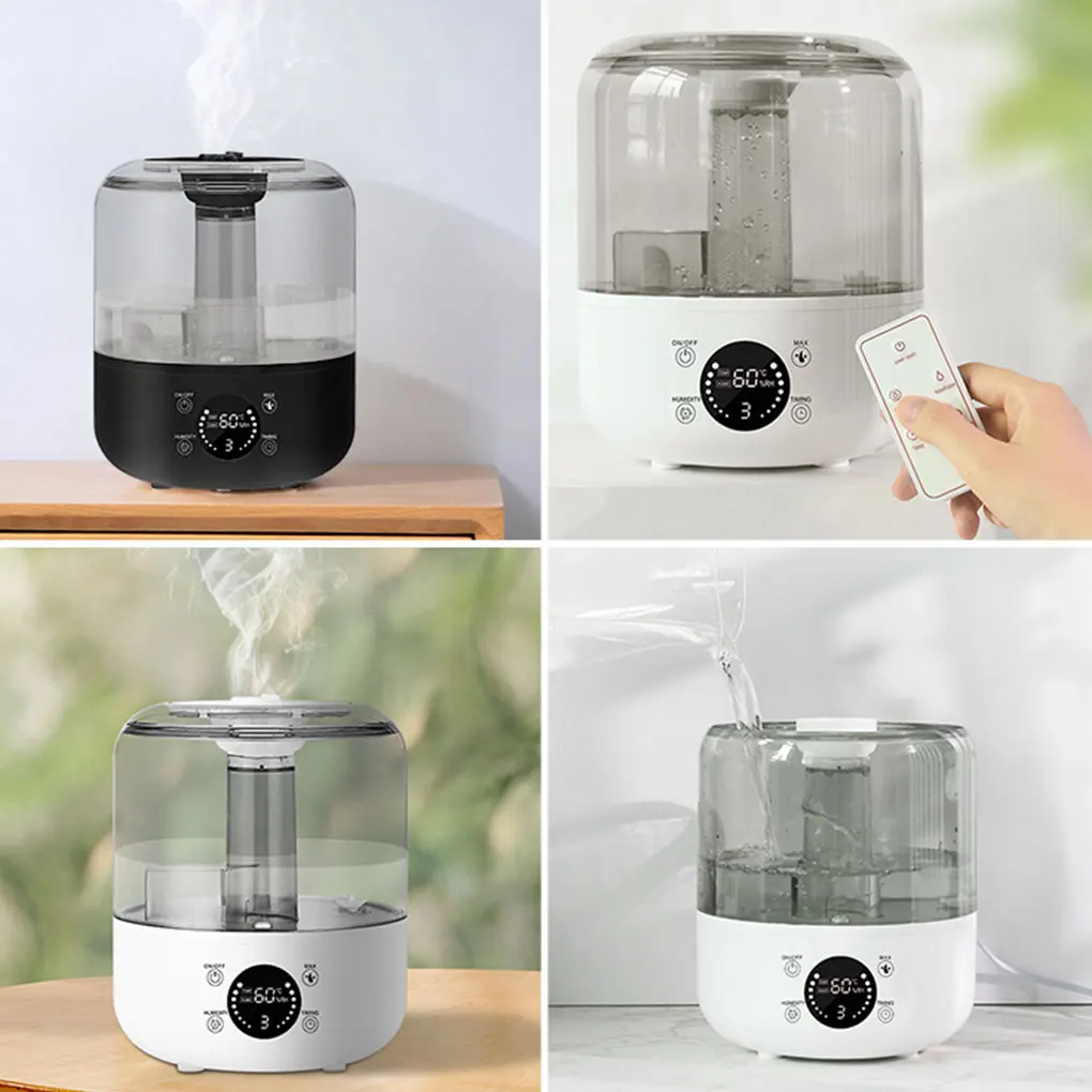 Humidificadores inteligentes de 3L, humidificadores ultrasónicos de niebla fría para el hogar y la Oficina, función de sincronización de apagado automático, difusor de Aroma de aceite esencial