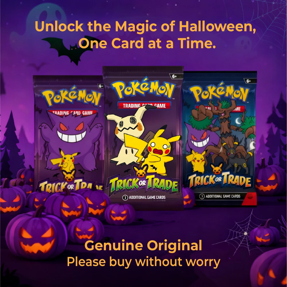 

Original Pokemon PTCG Trading Card American English Version Halloween Cards Scarlet & Violet 151 Vol.3 GemPack Vol.3 Vol.2 Vol.1