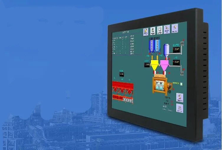 OEM/ODM IP67 Industrial 12 inch Display Small Embedded All In One Touch Screen Frameless Panel PC