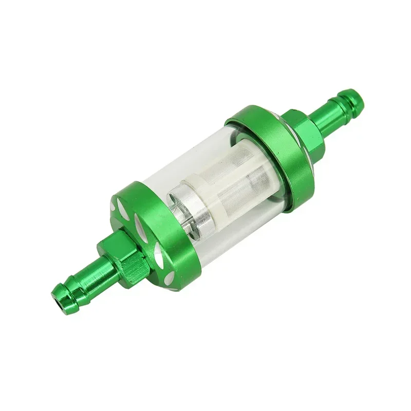8mm CNC Aluminum Alloy Glass Gas Fuel Gasoline Oil Filter Moto for Dirt Pit Bike 125/140/150/160cc CRF70 90 110 TTR100 110 KLX65 image 6