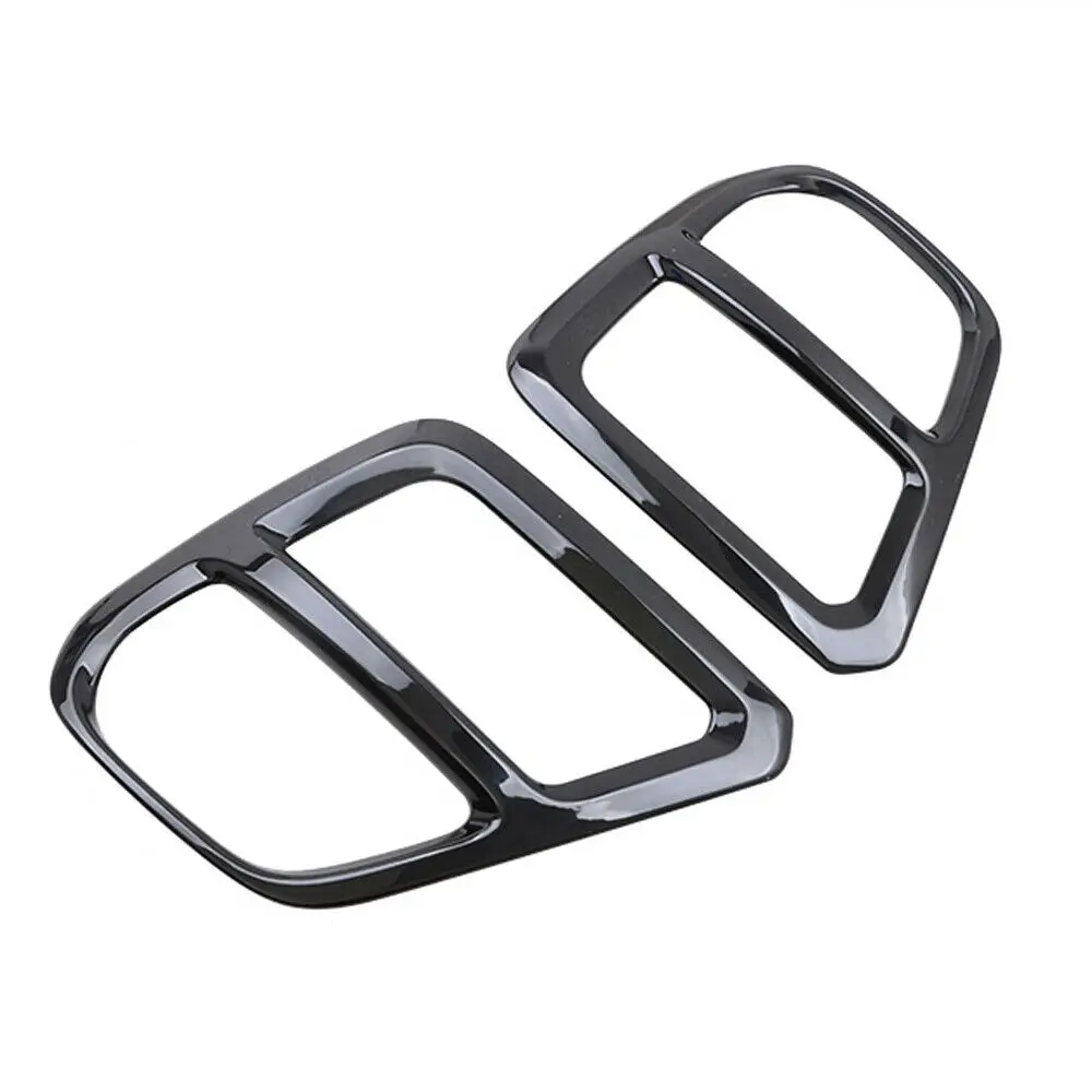 

Glossy Black Front Fog Light Lamp Cover Trim Sticker for Subaru Forester SK 2019