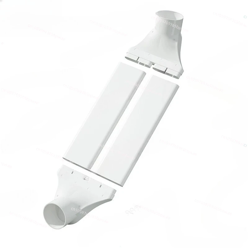 

Вентиляционный короб для воздуховодов, плоский короб для приточной вентиляции, без перфорации