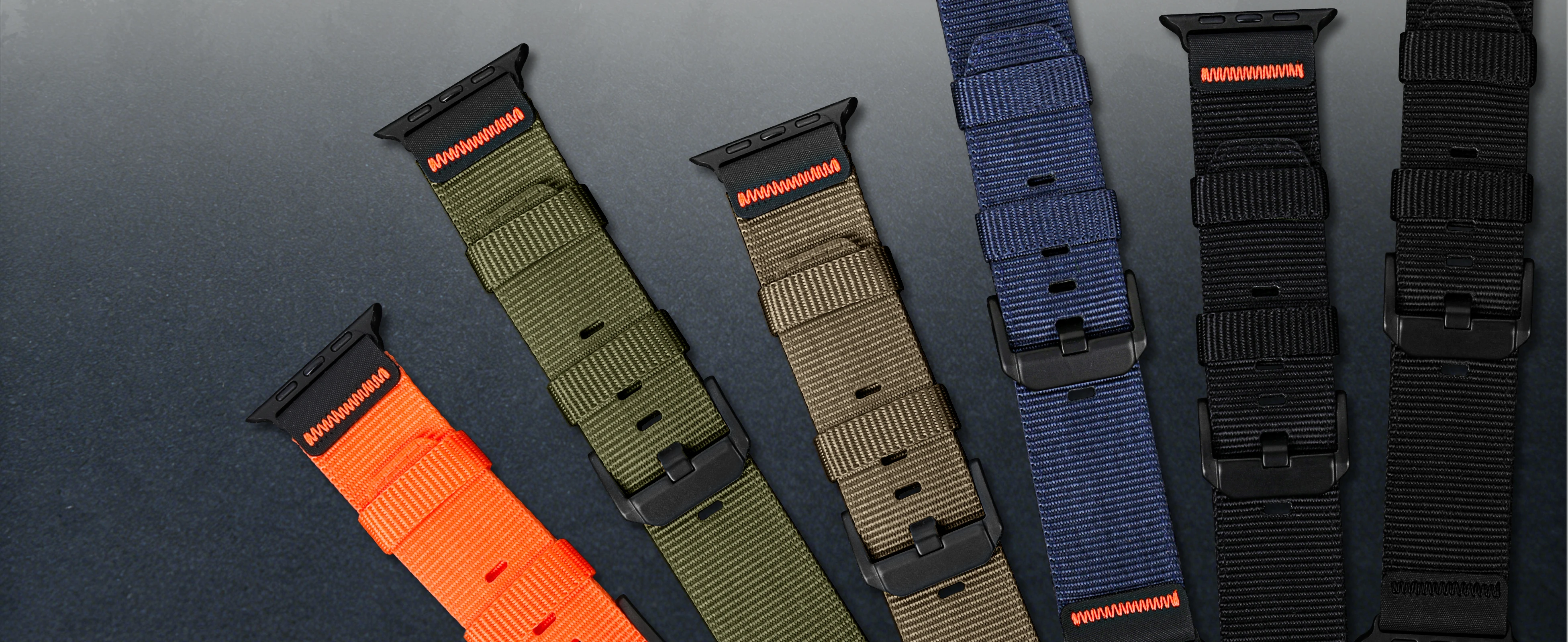 Nylon-Sportarmband für Apple Watch Serien 11/10/9/8/7/6/SE/Ultra 3 2 49mm 46mm 45mm 40mm Gürtel Armband Correa IWatch Armband – Detail 9