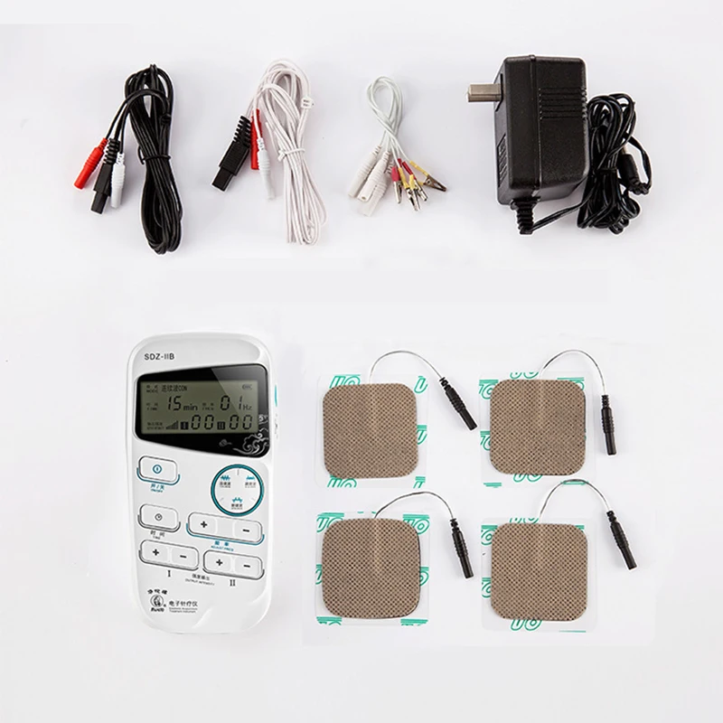 Professional TENS & EMS Muscle Stimulator for Deep Pain Relief - Dual Channel Rechargeable Device with Medical-Grade Pads