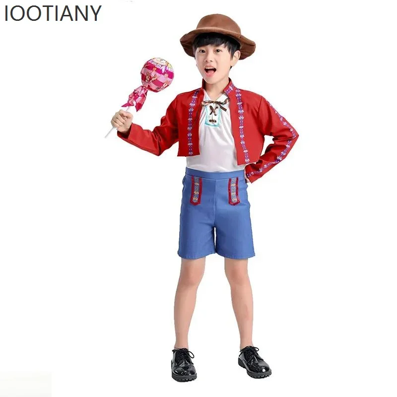 كوسبلاي مونيتش مهرجان أكتوبر كرنفال النمط الوطني للرجال ملابس الوالدين والطفل كرنفال حفلة مرحلة لعب الأدوار شركة البيرة الوطنية