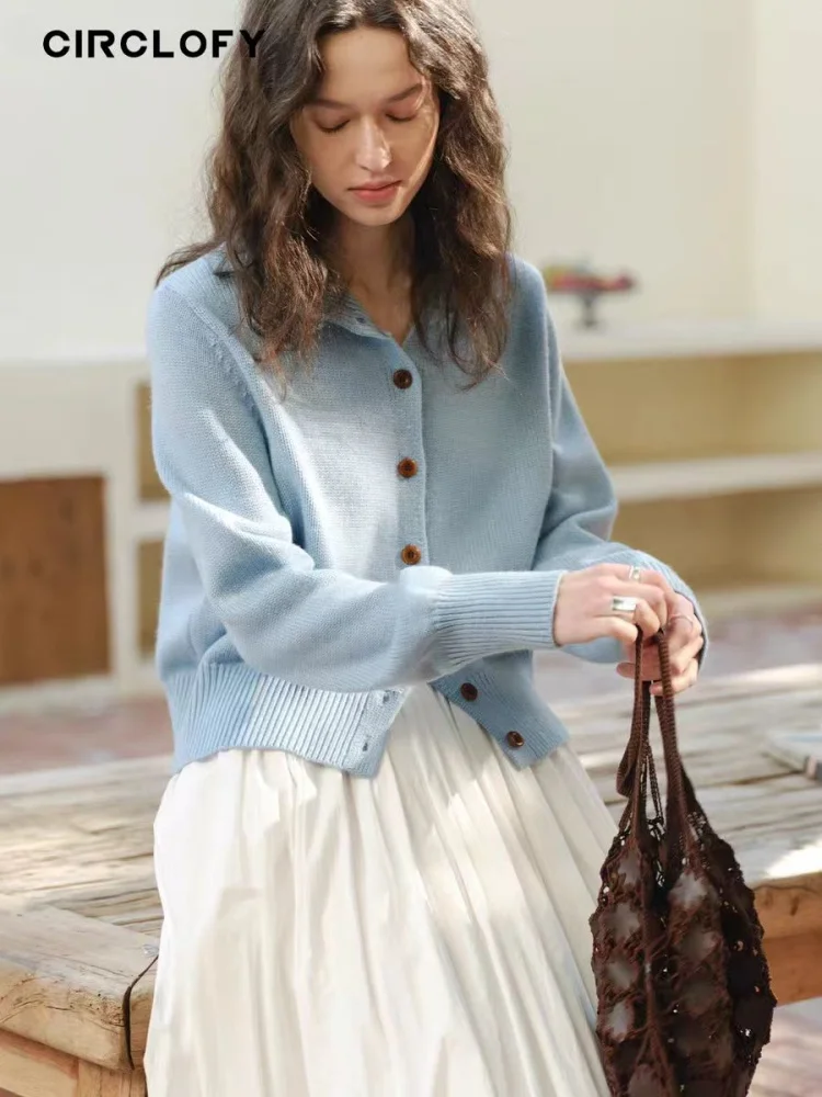 

Осень/зима кардиган с высоким воротником, однотонный женский кардиган, свободное и тонкое кашемировое вязаное пальто с длинными рукавами, куртка