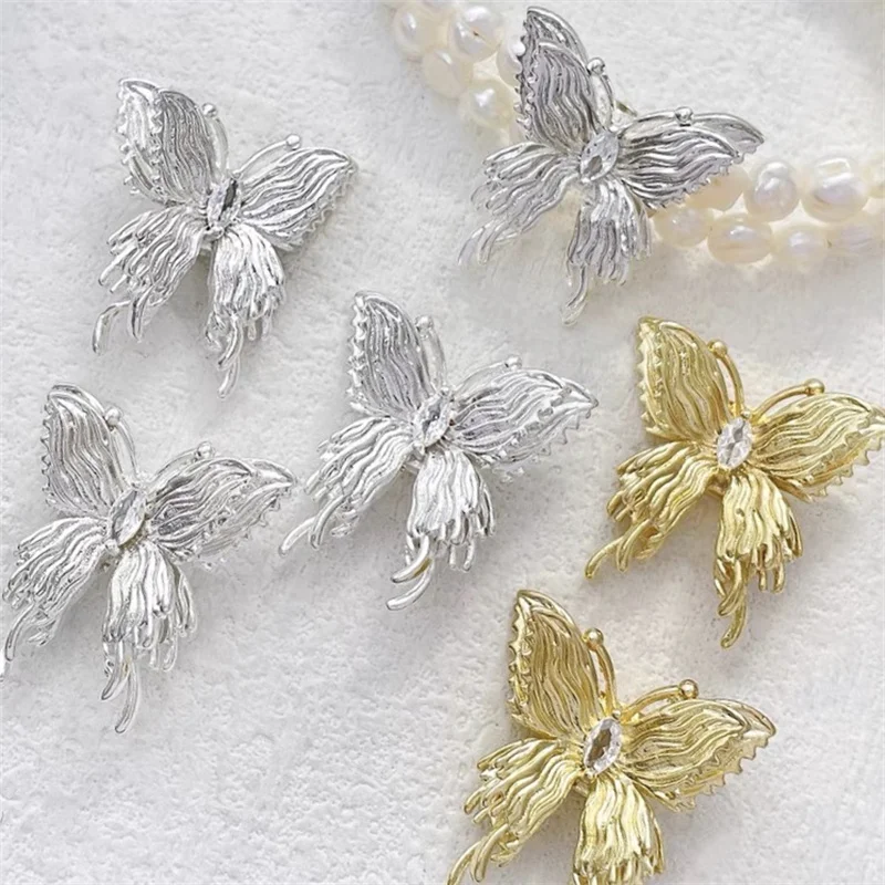 2024 Newest 20pcs/lot animals cartoon butterfly shape copper floating locket charms diy jewelry bracelet/necklace accessory