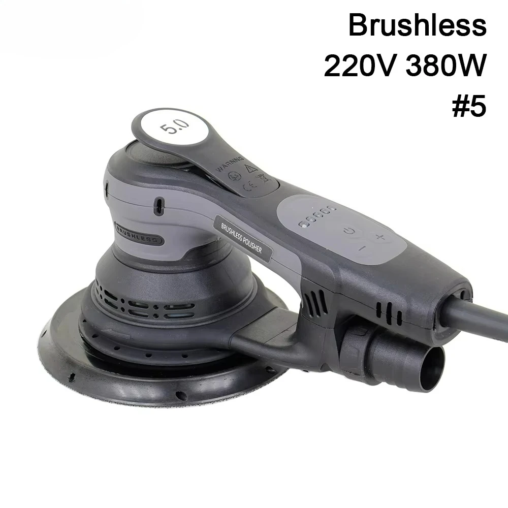 

Wholesale 6 Inches 380W Brushless Electric Orbital Sander 5mm Brushless Eccentricity Random
