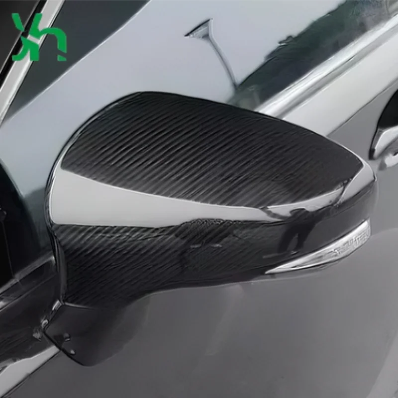 مناسبة لكزس CT ES IS GS RC RCF ملحقات خارجية أصلية مرآة الرؤية الخلفية الجانبية غطاء مرآة الرؤية الخلفية من ألياف الكربون الحقيقية
