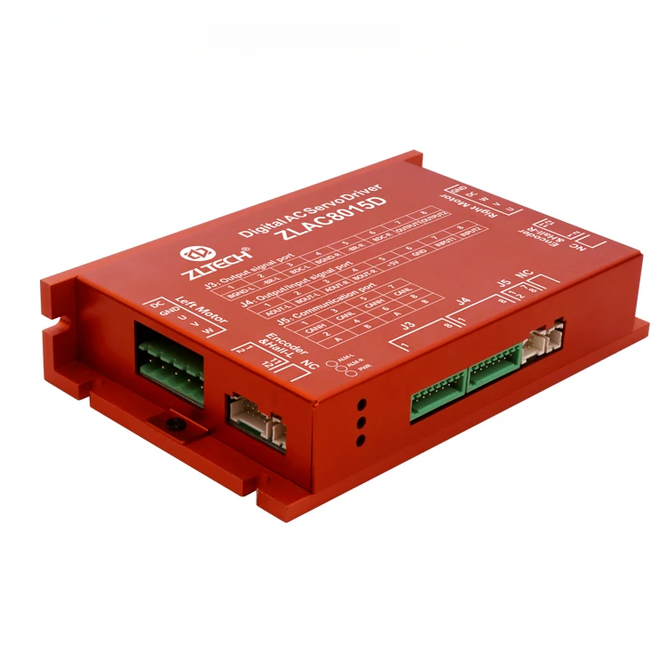 

ZLTECH CE ZLAC8015D 24V-48V 15A 500W 3Phase CANOPEN RS485 Dual Channel Brushless DC Hub Motor Controller Driver For Mobile Robot