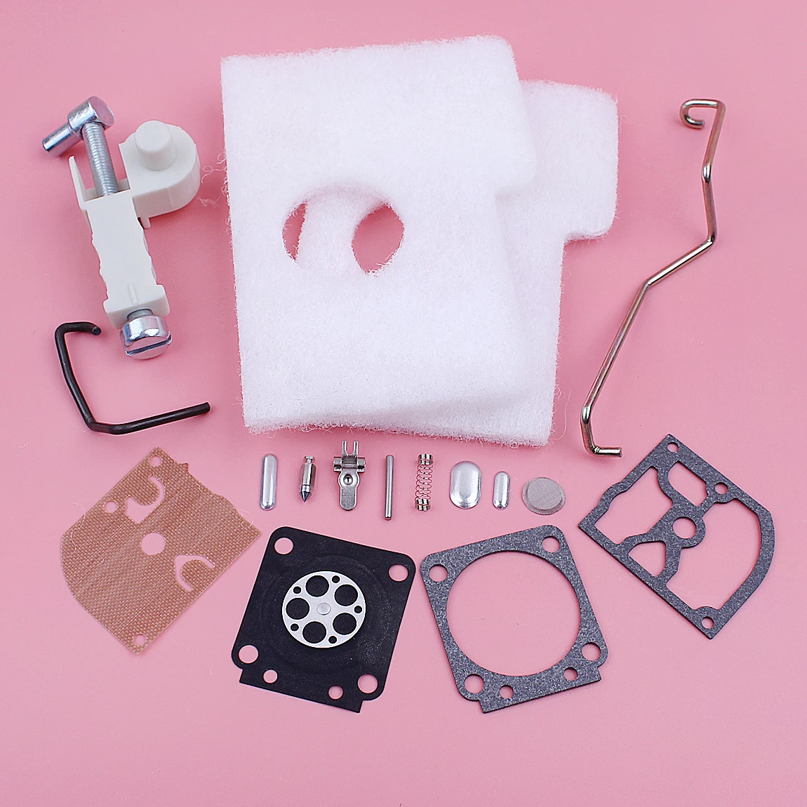 Carburetor Repair Rebuild Adjusting Screw Kit For Stihl MS180 018 MS170 017 Chainsaw Spare Tool Part Air Filter Throttle Lever