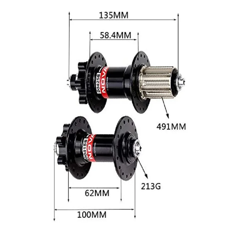 D041SB D042SB Racing Nabe Scheibenbremse 28 32 36 Löcher Rennrad Lagernaben