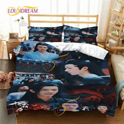 The Untamed  Duvet Pillowcase  Four Seasons King Bed Sheet MoDaoZuShi Weiwuxian Three Piece  Bed Cover comforter bedding sets.