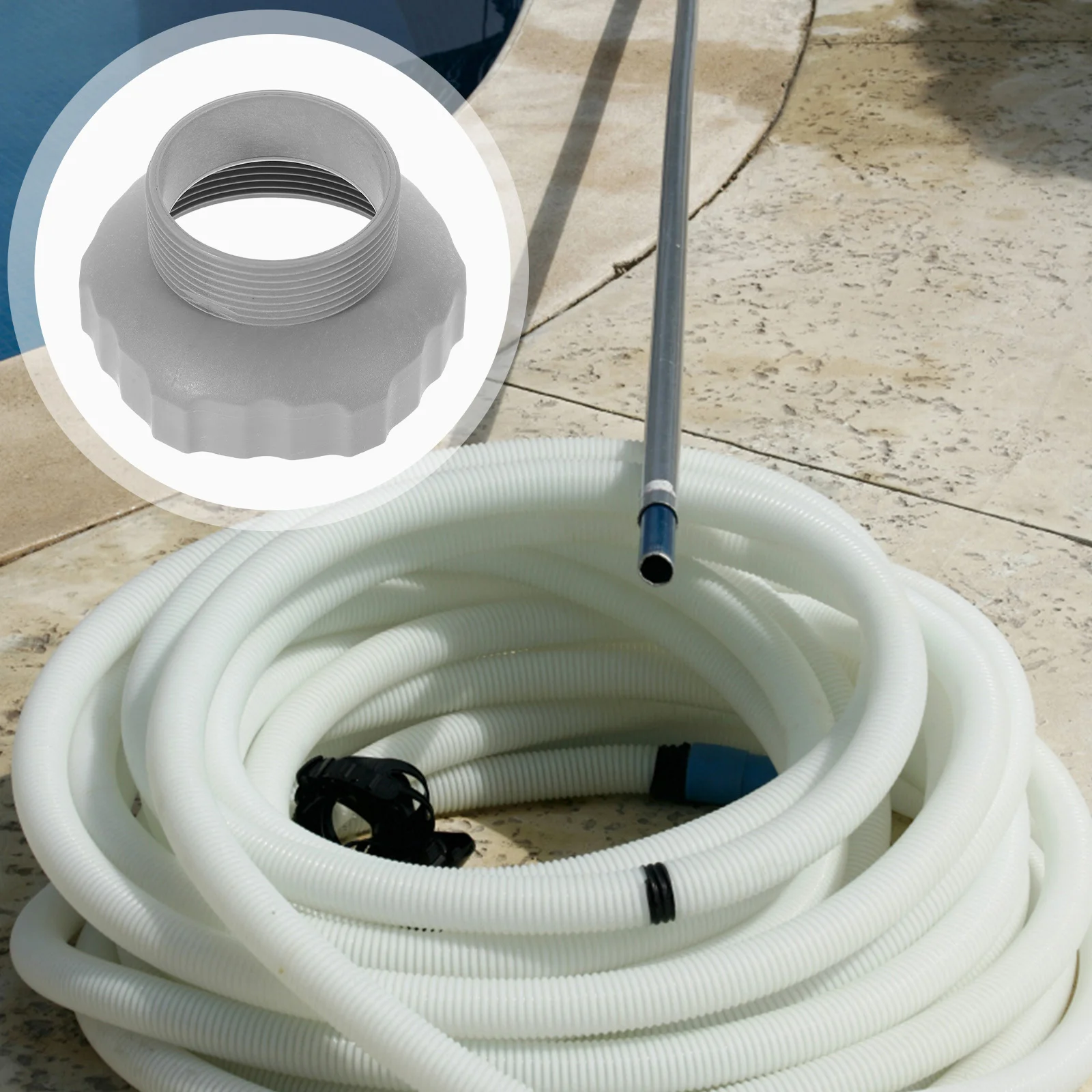 

Sturdy Plastic Hose Adapter Replacement Compatible For 11239 Hose Easy Install Durable Long Lasting Supplies Swimming Pool