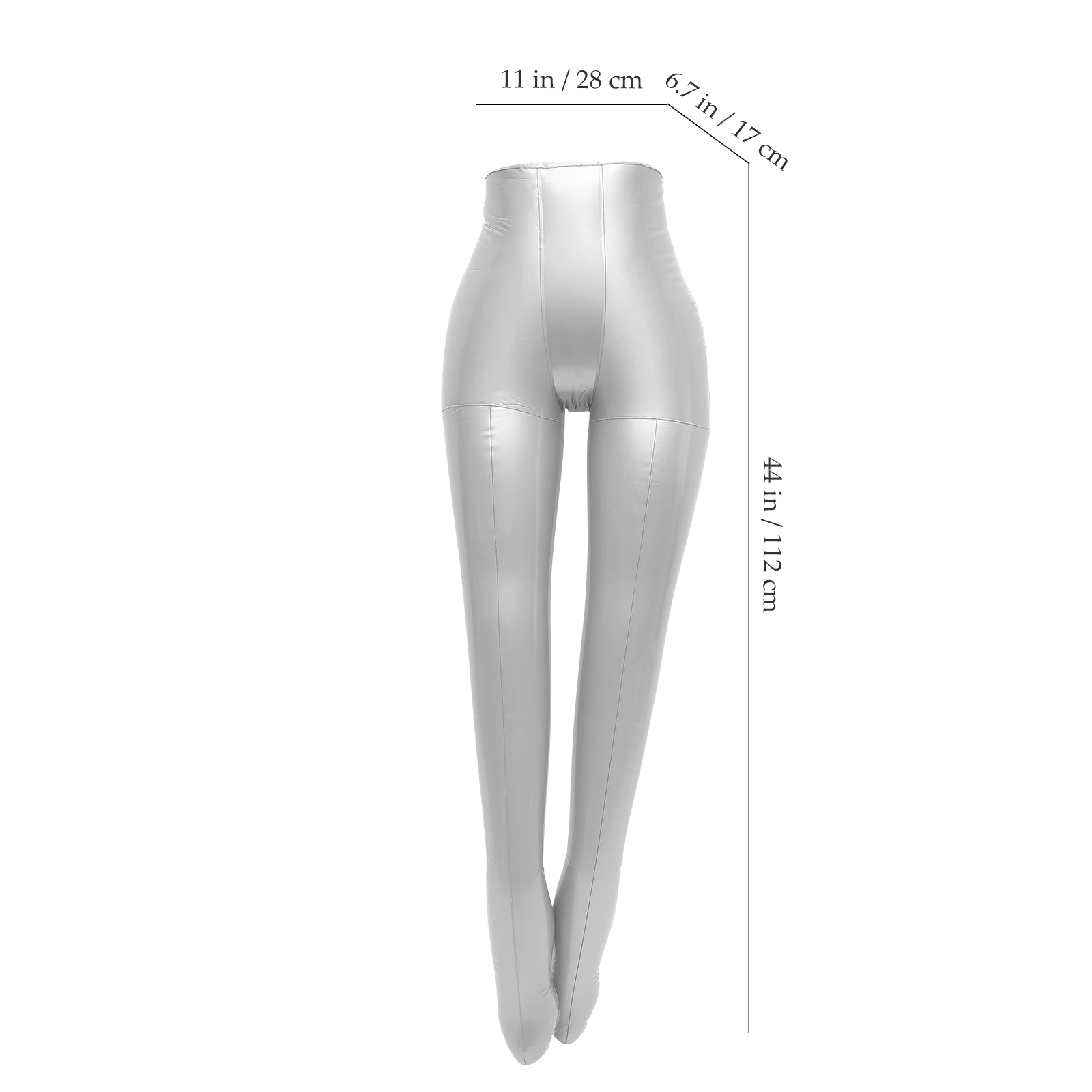 

Inflatable Female Mannequin Leg for Pants Stockings Display Leak Proof Design Easy Inflate Foldable Mannequin Body for Leggings