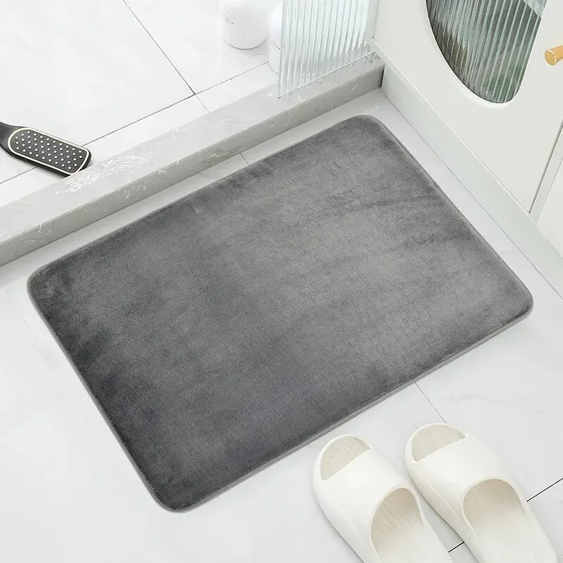 

Elegant Memory Foam Bath Mat Non-Slip, Stain-Resistant, Soft Comfort, Home Decor Rug - Perfect for Bathroom, Bedroom, Kitchen