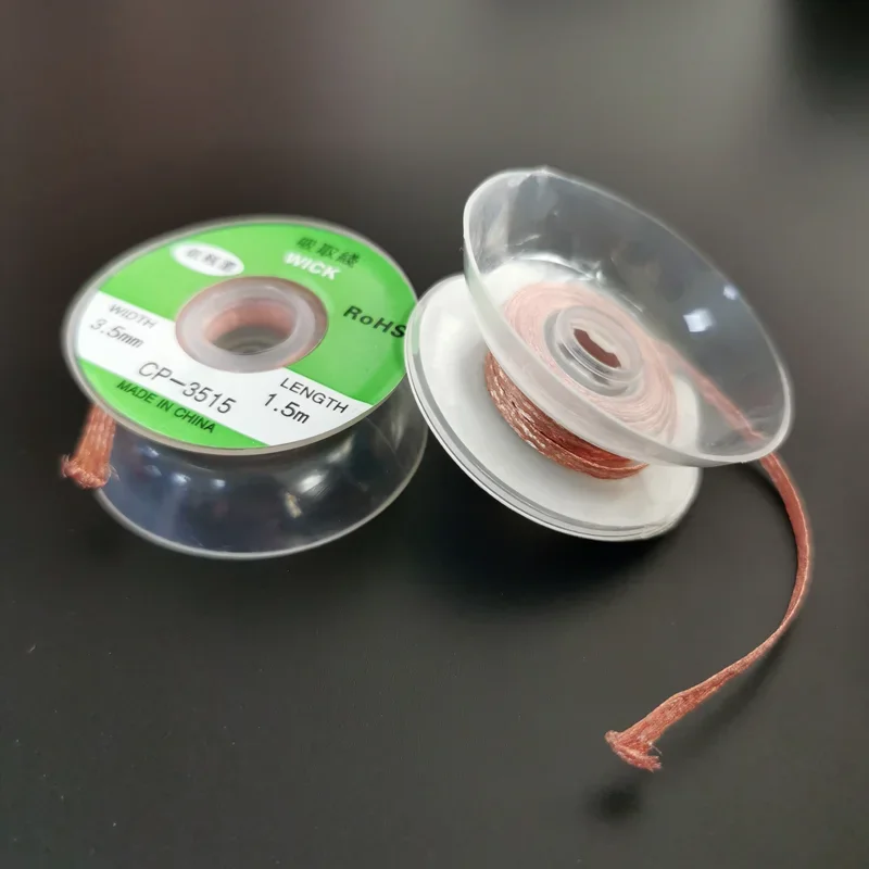 1,0-4,0 mm/1,5 M-6 M Schweißdrähte Entlöten Geflecht Löten Entferner Docht Draht Reparatur Werkzeug – Detail 1