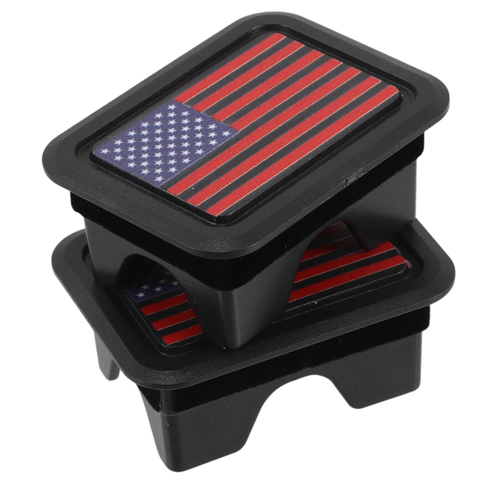 

2 шт. патриотические заглушки из АБС-пластика для отверстий в багажнике автомобиля, пылезащитные, декоративные, модифицированные аксессуары, совместимые