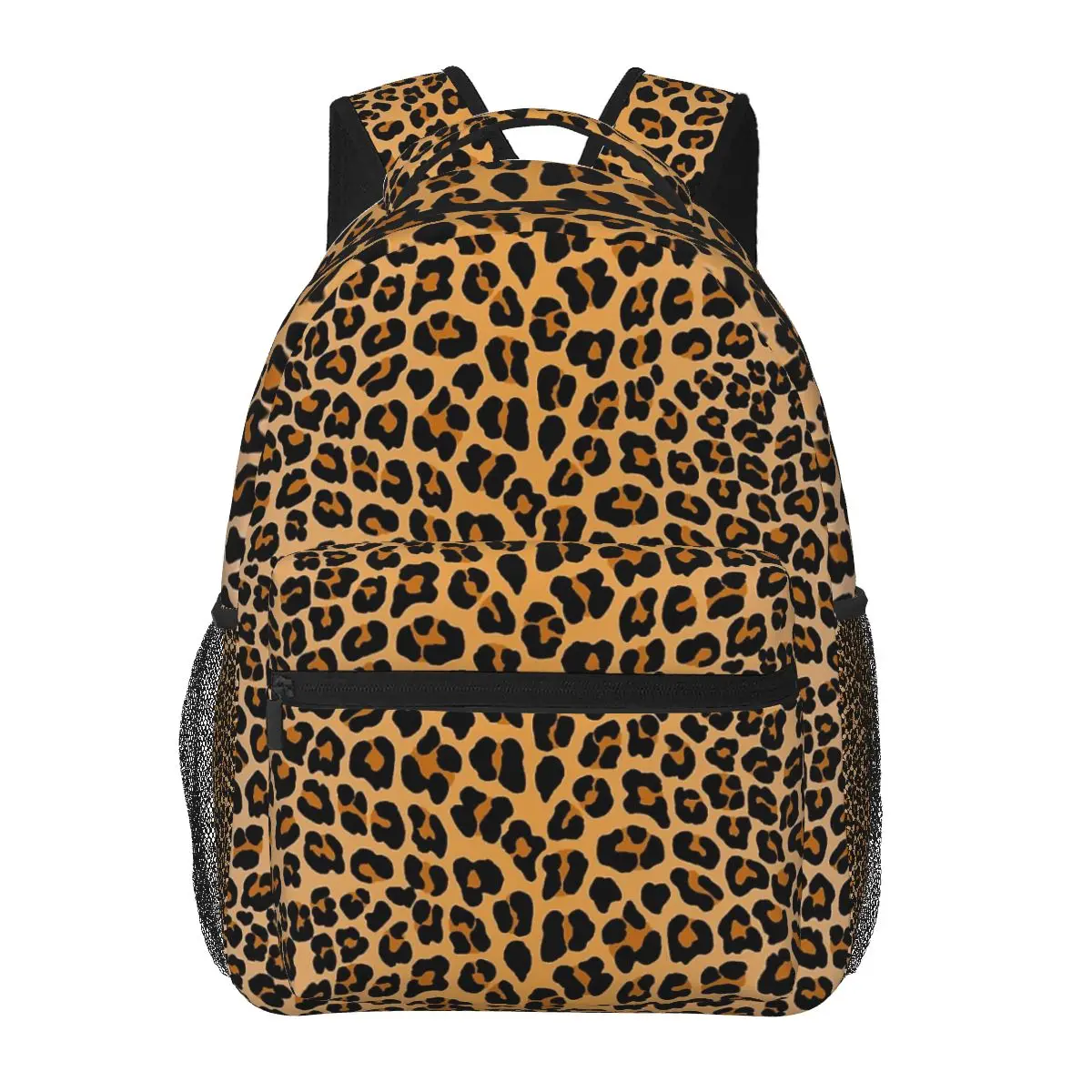 Leopard Print Backpacks Boys Girls Bookbag Students School Bags Cartoon Kids Rucksack Shoulder Bag Large Capacity