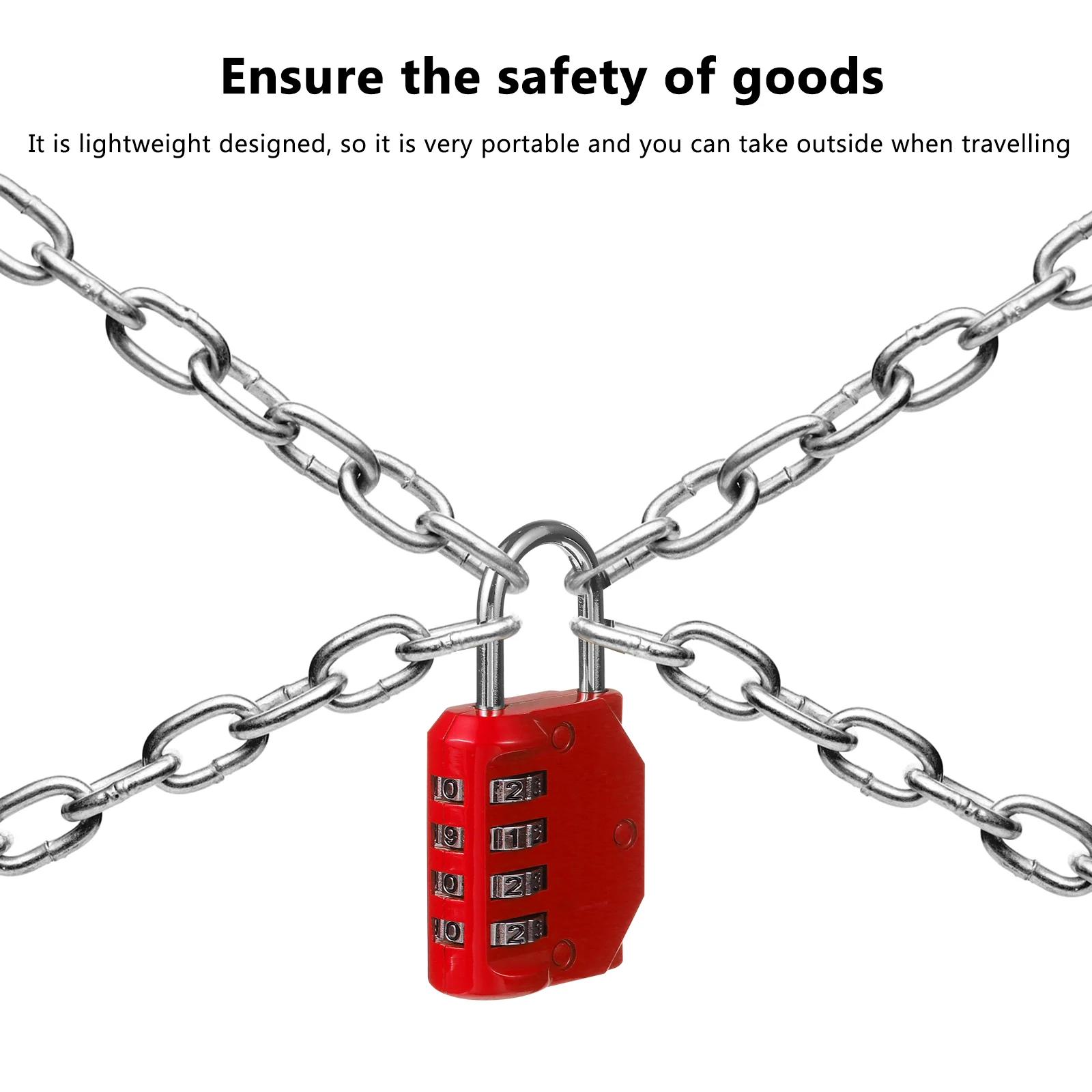 

Small Password Lock Padlock Journey Door Durable Suitcase Traveling Luggage Home Household Number
