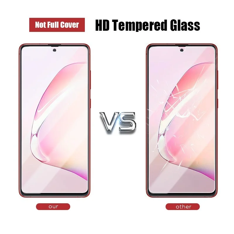 4PCS Tempered Glass for Samsung Galaxy A50 A51 A52 A40 A20e A20 A10 Screen Protector for Samsung A31 A32 A21S A71 A72 A70 Glass