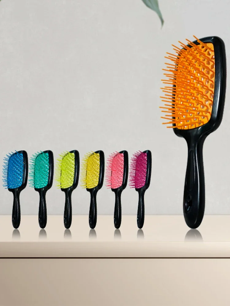 

Tangled Hair Comb Detangling Hair Brush Massage Combs Hollow Out Wet Curly Hair Brushes Barber Comb Salon Hair Styling Tools