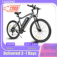 SAMEBIKE SY26-II Electric Bike 500W Motor 36V13AH Battery Aluminum Alloy E-Bike Adult 26-In Tire Mountain City Electric Bicycle