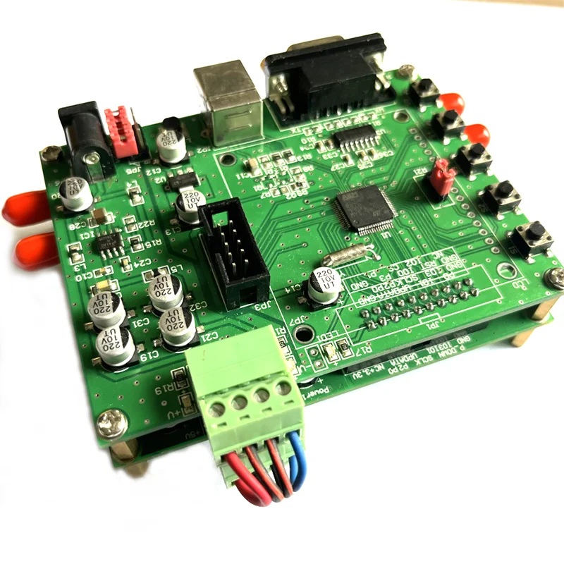 AD9958 AD9959 2/4ช่อง500MSPS สัญญาณ DDS โมดูล3-Phase สัญญาณ STM32F103 V3 Original ซอฟต์แวร์ PC