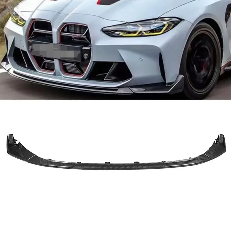 Dry Carbon Fiber Front Lip For  M3 G80 4-door/M4 G82 G83 2-door 2021+ CSL Style Front Diffuser