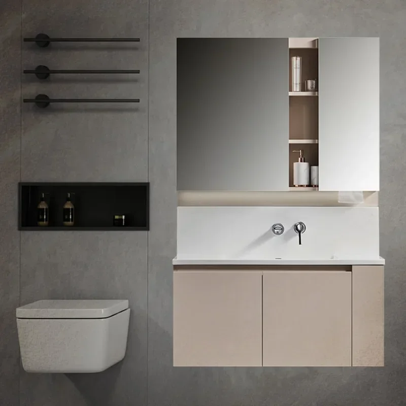 Closed Storage Toilet Cabinet Narrow Bathroom Washbasin Vanity Medicine Multipurpose Open Cabinets Column Towel Sinks Gabinete