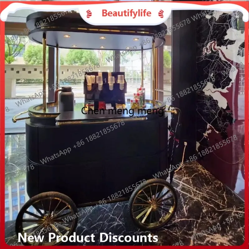 c139 Hotel display car Commercial sales car High-end restaurant product drainage car, promotional vehicle