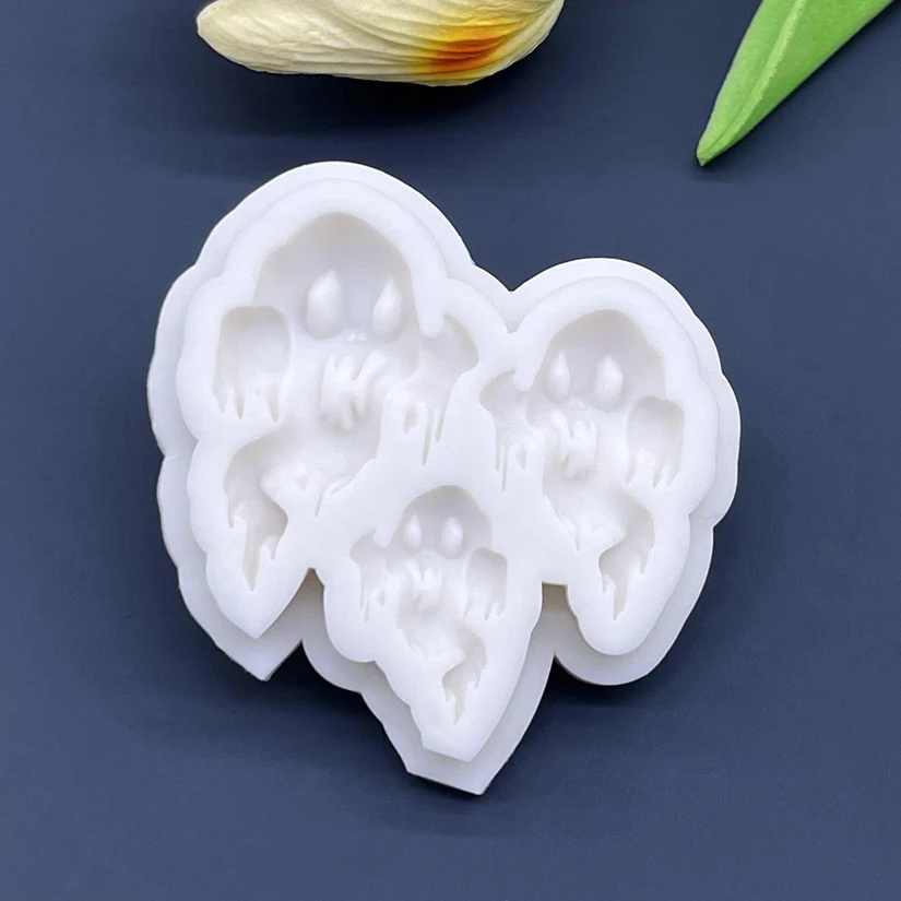 Halloween Ghost Silicone Cake Baking Mold Sugarcraft Chocolate Cupcake Resin Tools Fondant Decorating Tools