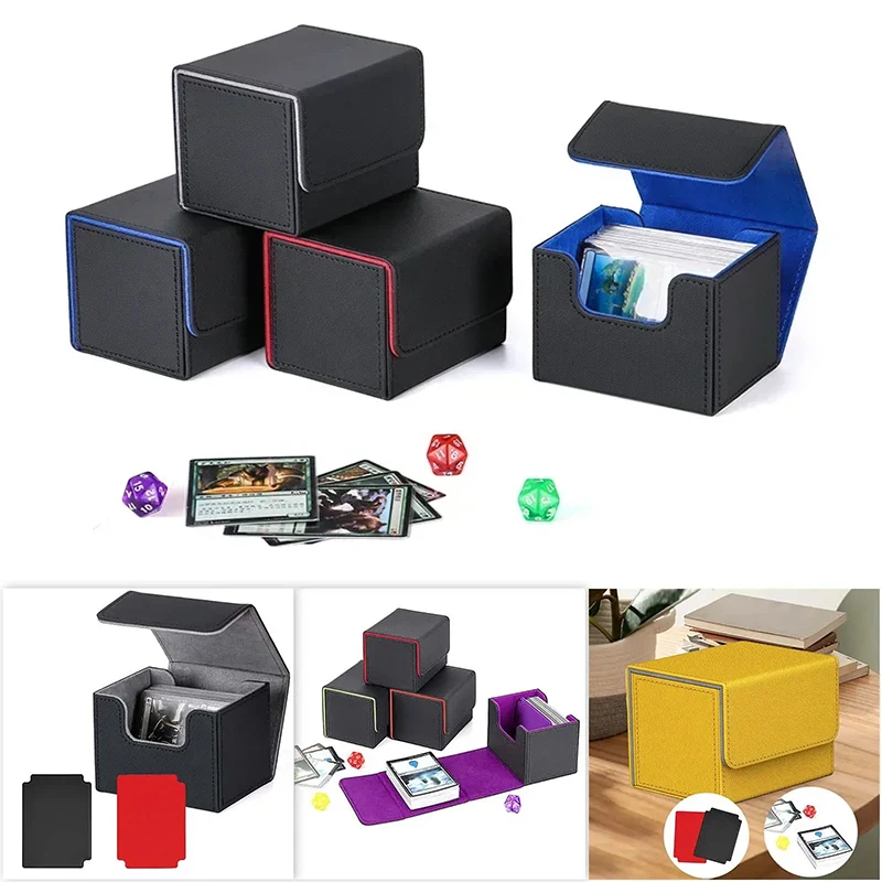 Trading Card Deck Box Storage Hobbies Protective for TCG Durable Baseball Card for 100+ Cards Card Holder Display Cards Case