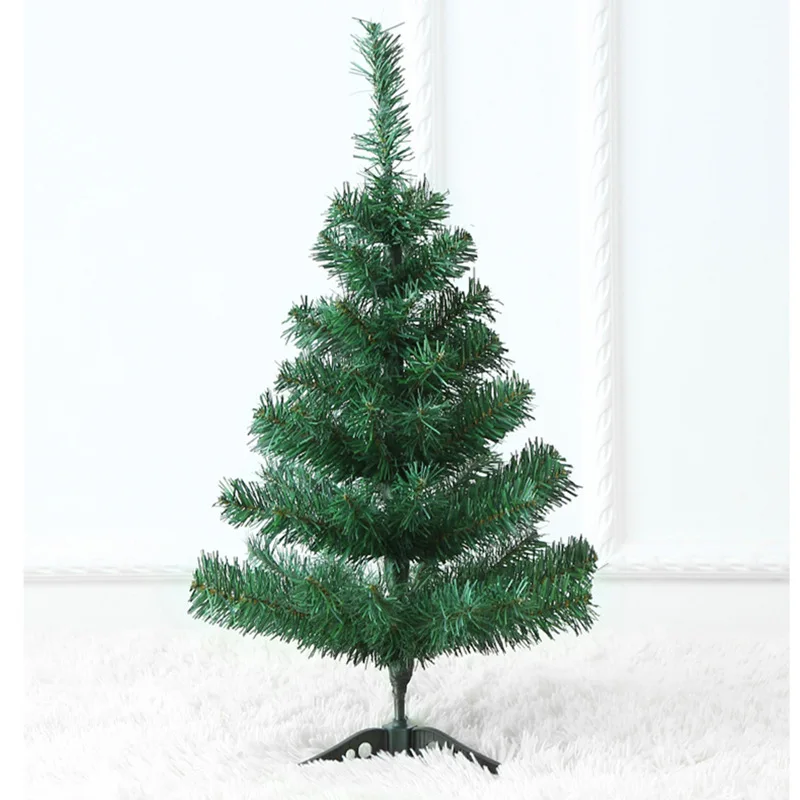 60cm Christmas Tree Christmas Decoration PVC Small Tree Home Supplie Christmas Green Pink White Snow Desktop Decoration Ornament